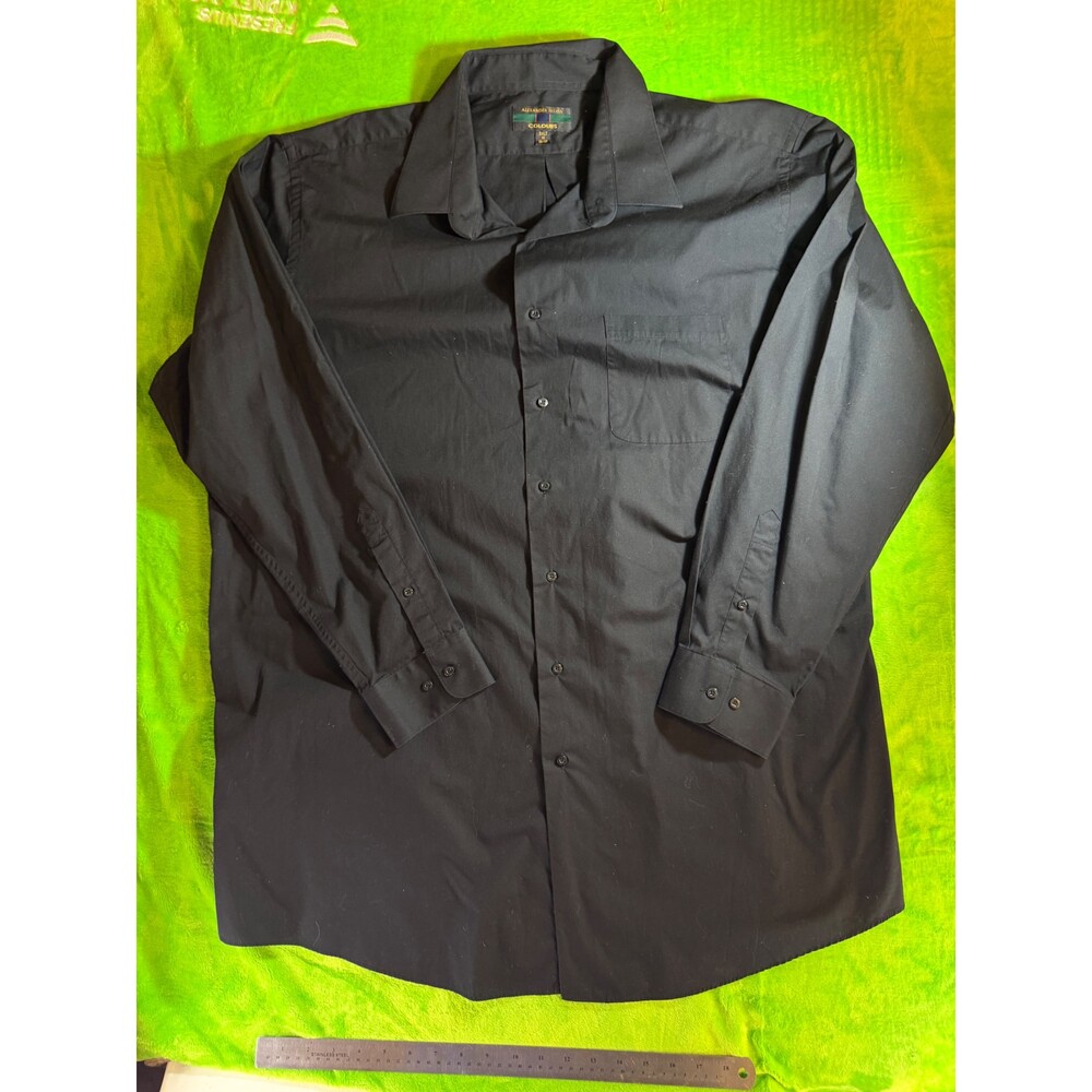 Alexander Julian Colours Black 3XLT Long Sleeve Shirt